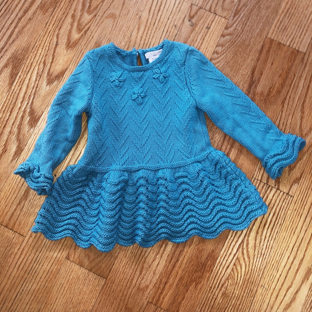 Boutique Toddler Girl Sweater Dress • 24 months